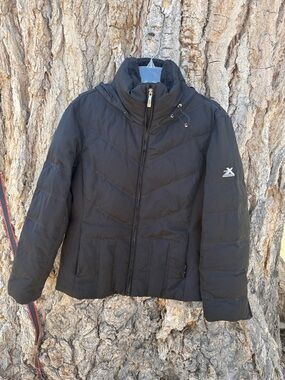 ZEROXPOSUR puffer coat hooded down/feathers